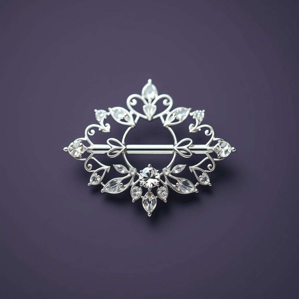 AI piercing generator result - Tiny Dangling Drop Belly Button Stud - navel style body jewelry piercing