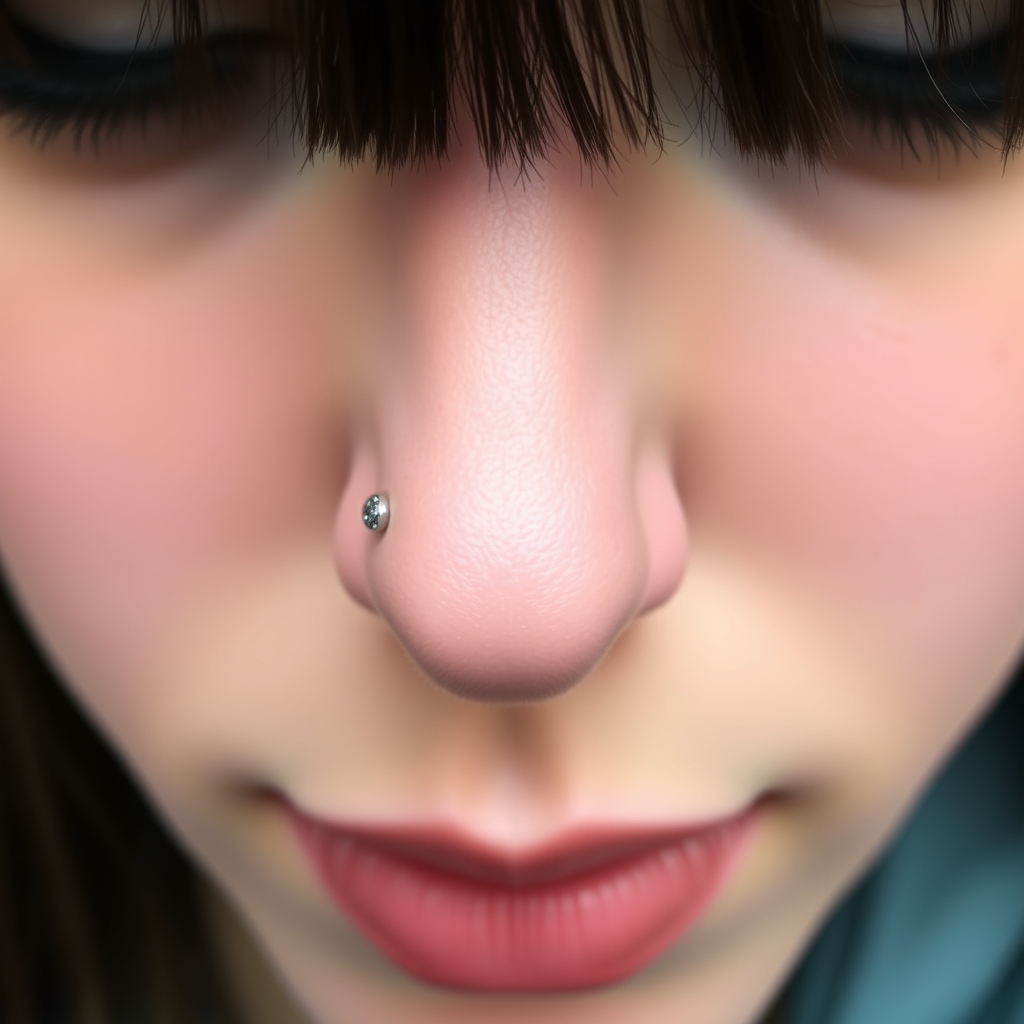 AI generated piercing design - Nose Stud Piercing Design - free piercing generator result