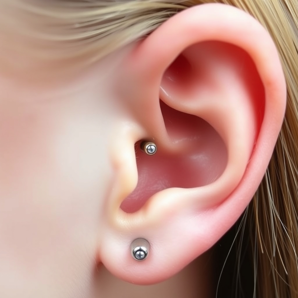 Related ear piercings piercing design - Delicate Dainty Ear Cuff Design - AI generated piercing idea