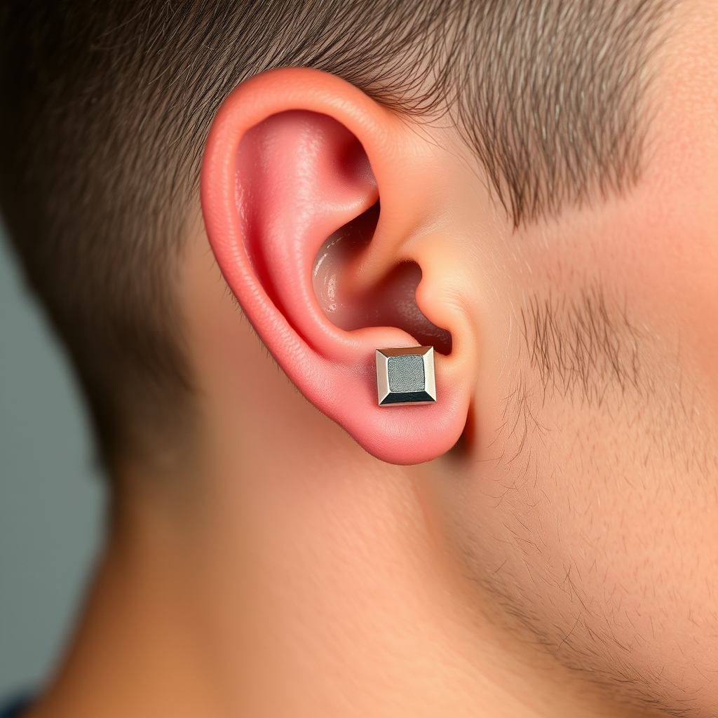 Related jewelry piercing design - Coiled Wire Helix Piercing - AI generated piercing idea