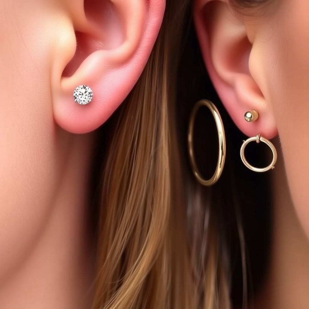 Related ear piercings piercing design - Delicate Leaf Ear Crawl - AI generated piercing idea