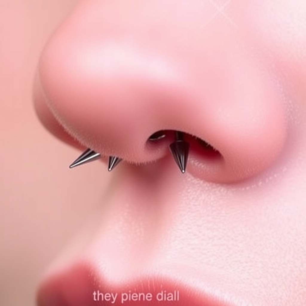 Related piercing piercing design - Tiny Delicate Floral Pattern - AI generated piercing idea