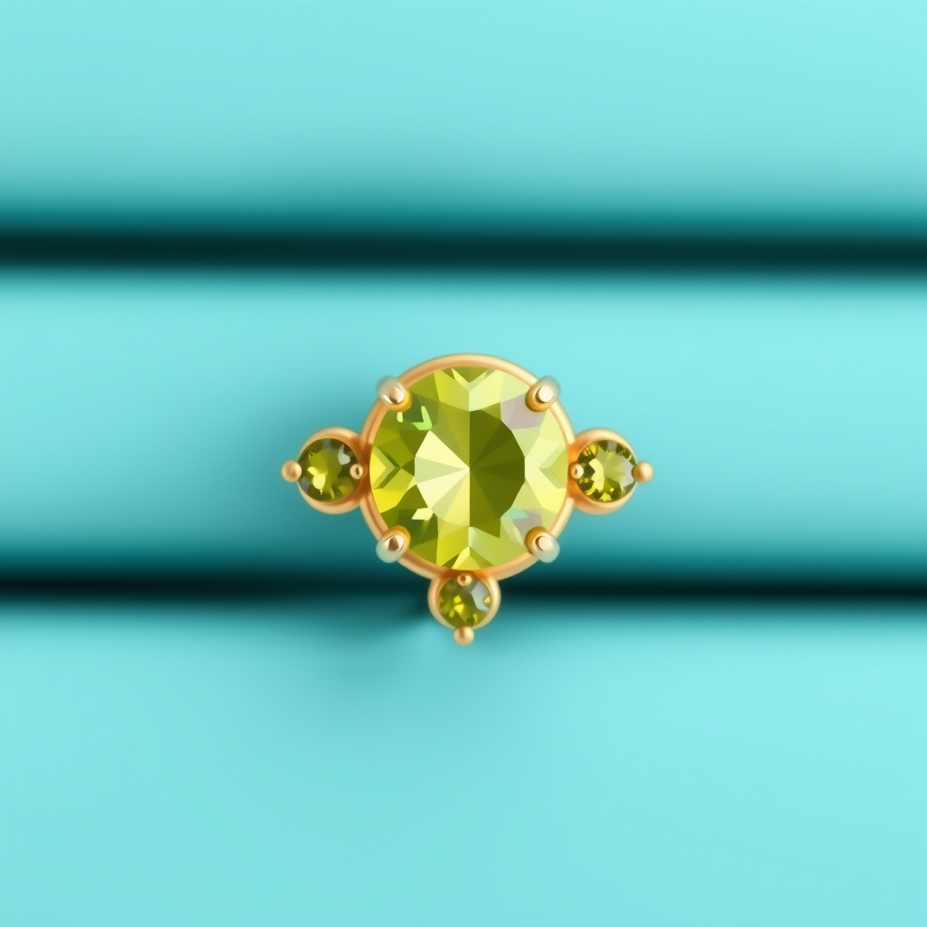 Virtual navel piercing try-on - Simple Navel Accent - online piercing simulator