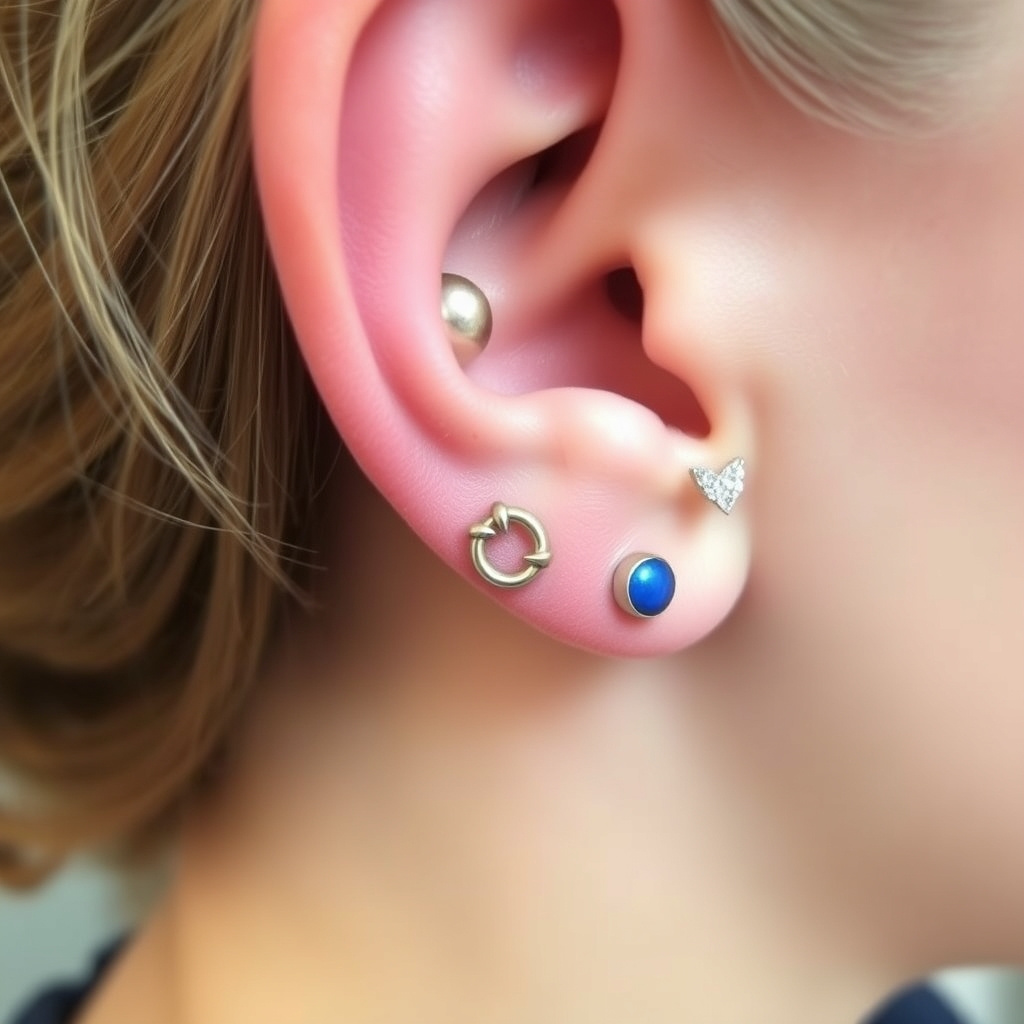 Related body modification piercing design - Delicate Dance of Light and Shadow - AI generated piercing idea