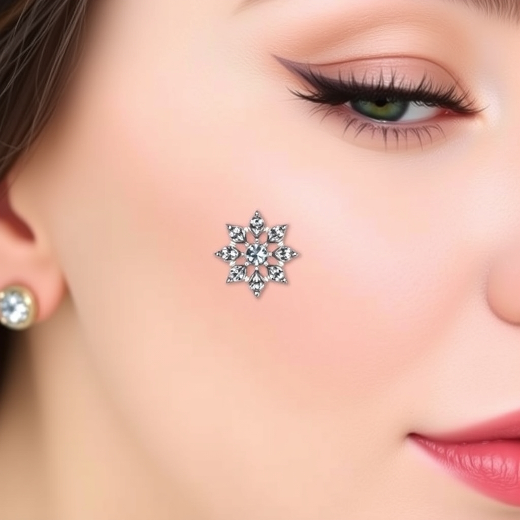 AI generated fashion design - Soft Focus Floral Pattern - free piercing generator result