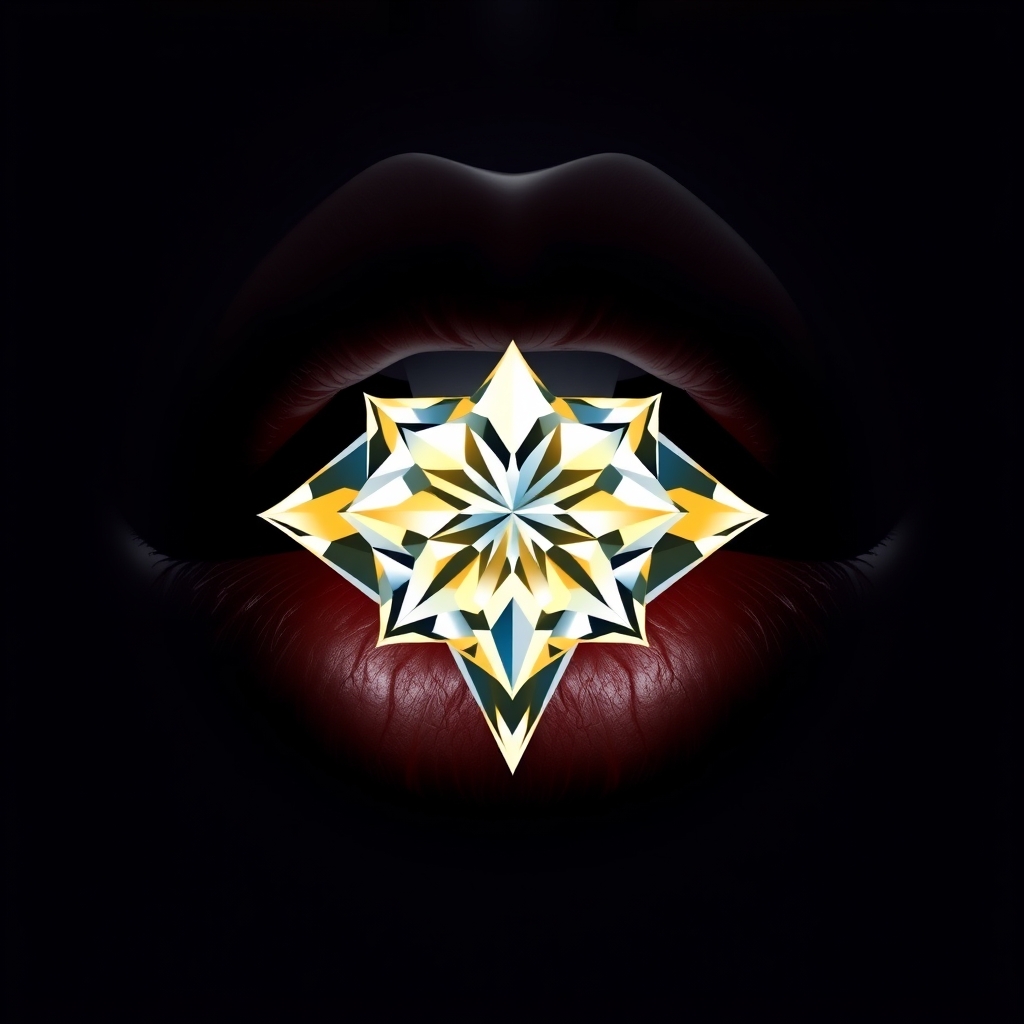 Virtual lip piercing try-on - Lip Shine Jewelry Piercing - online piercing simulator