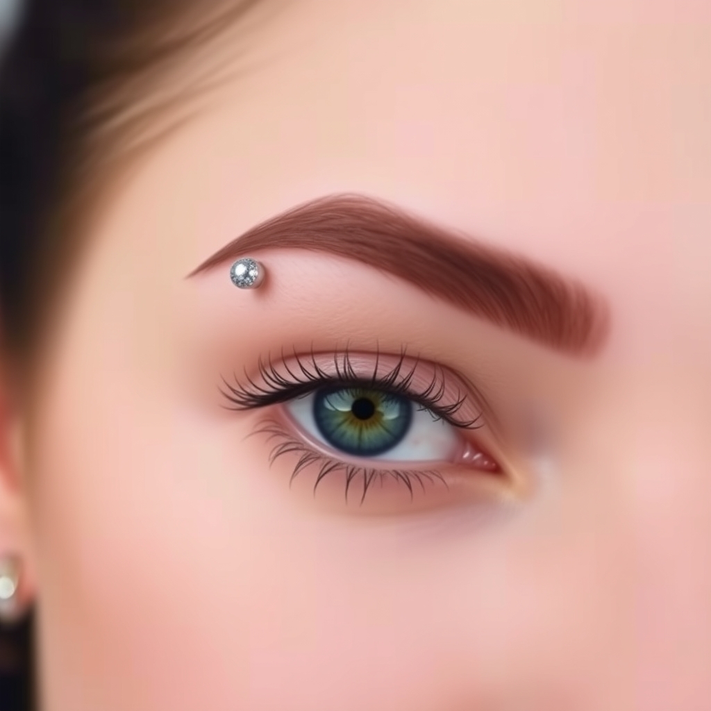 Related body jewelry piercing design - Woven Arcadia - AI generated piercing idea