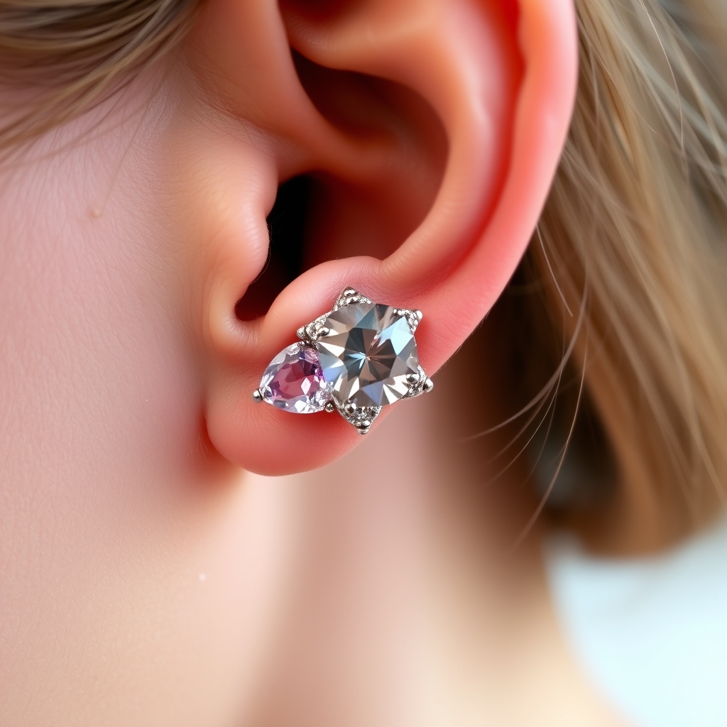 Related body jewelry piercing design - Delicate Floral Vine Body Jewelry - AI generated piercing idea