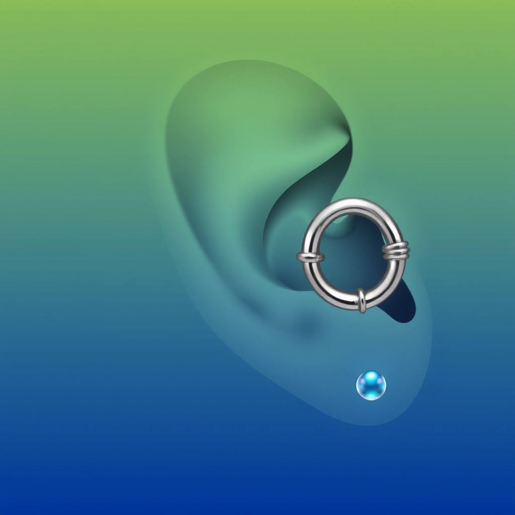 Related body jewelry piercing design - Delicate Floral Woven Ear Cuff - AI generated piercing idea
