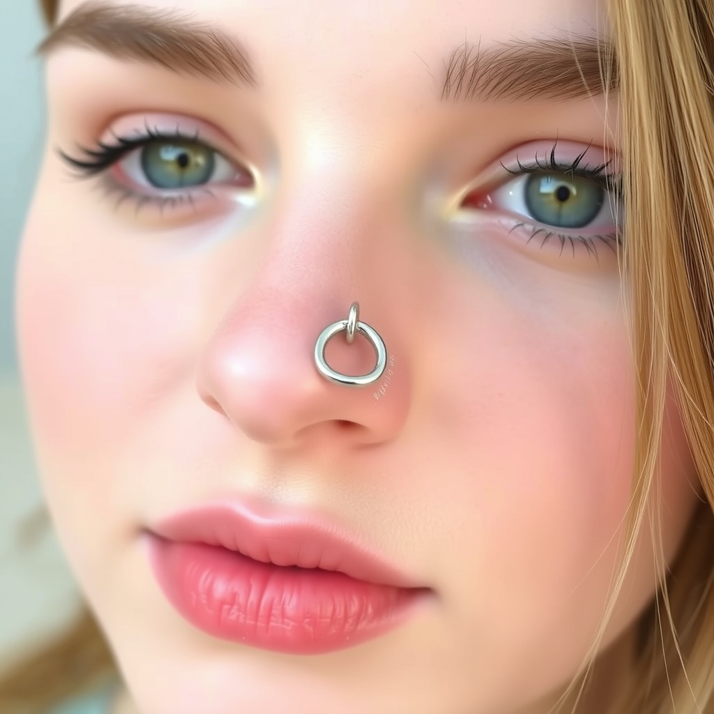 Related body jewelry piercing design - Tiny Tribal Starlight Stud - AI generated piercing idea