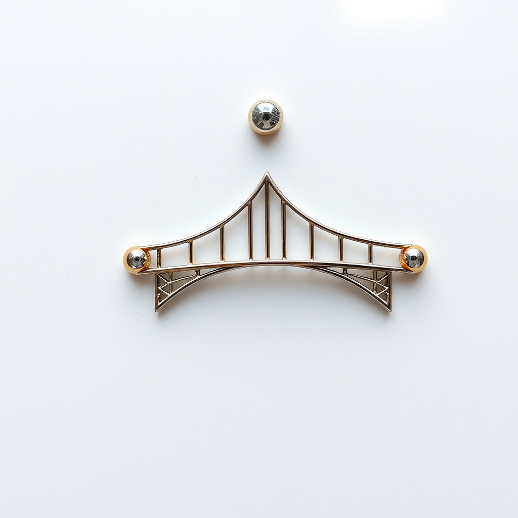 AI generated structure design - Geometric Edge Fusion - free piercing generator result