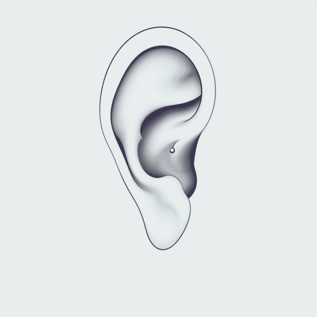 Related piercing piercing design - Tiny Dainty Floral Earlet - AI generated piercing idea