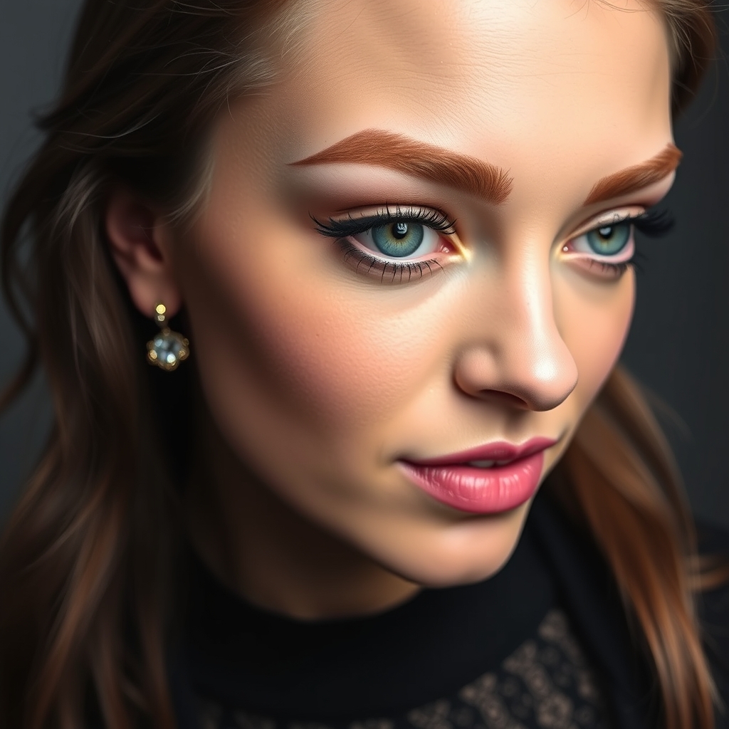 AI generated sex design - Tiny Twin Tipped Brow Bars - free piercing generator result