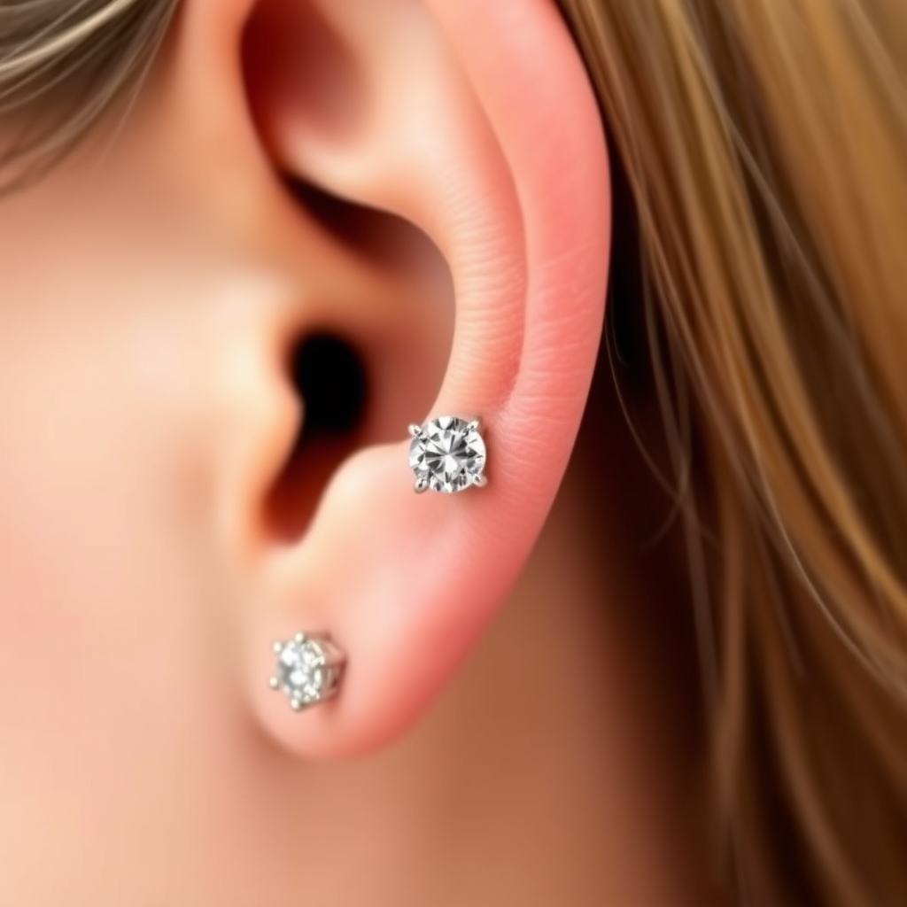 Related body jewelry piercing design - Spiral Scroll Ear Cuff - AI generated piercing idea