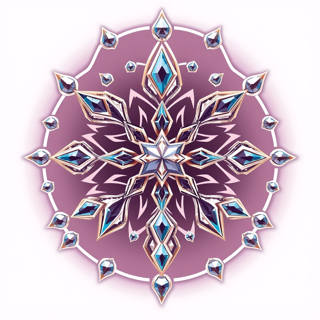 AI piercing generator result - Blooming Floral Scroll - dermal style body jewelry piercing