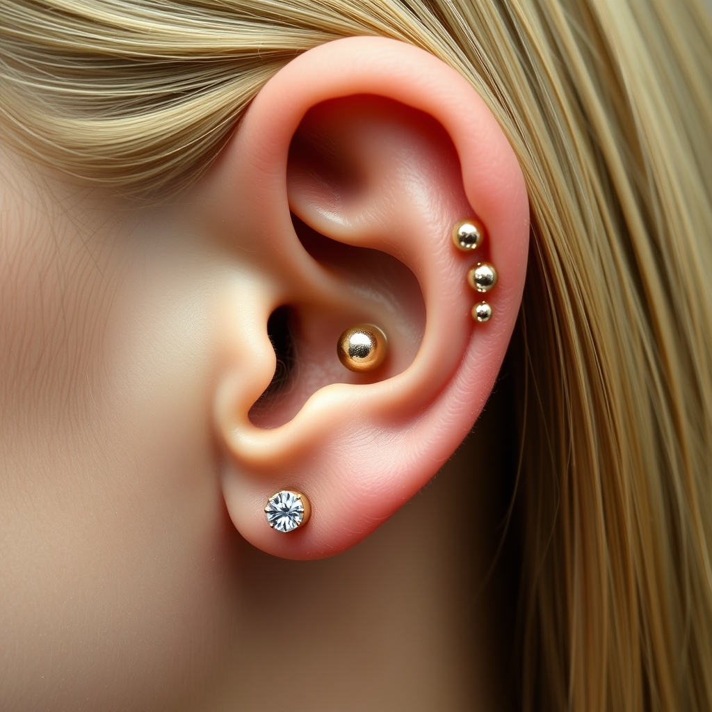 Related body modification piercing design - Minimalist Floral Wrist Piercing - AI generated piercing idea