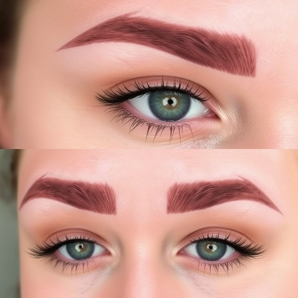 Related body modification piercing design - Eyebrow Arch Accent Piercing - AI generated piercing idea