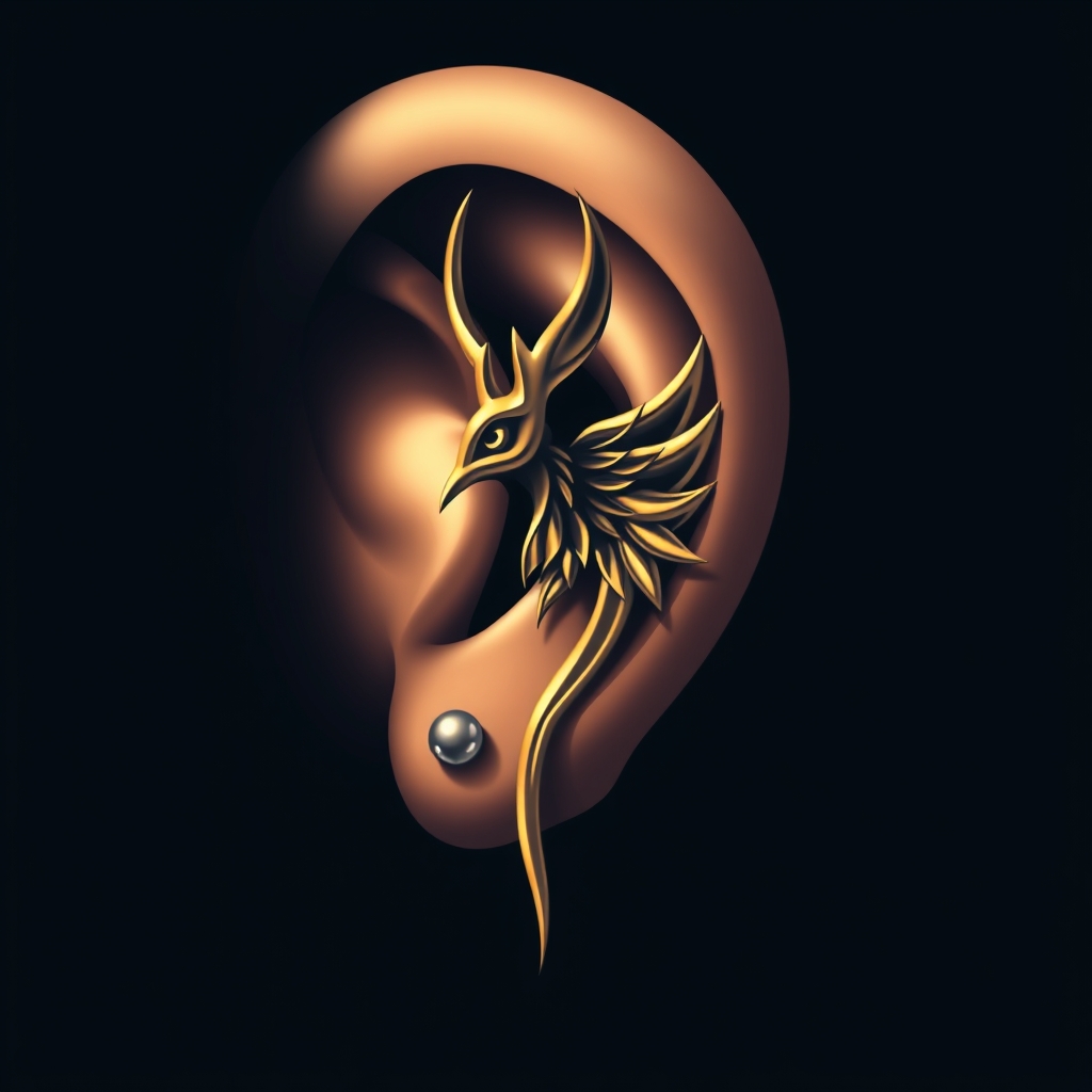 Virtual ear piercing try-on - Piercing Precision - online piercing simulator