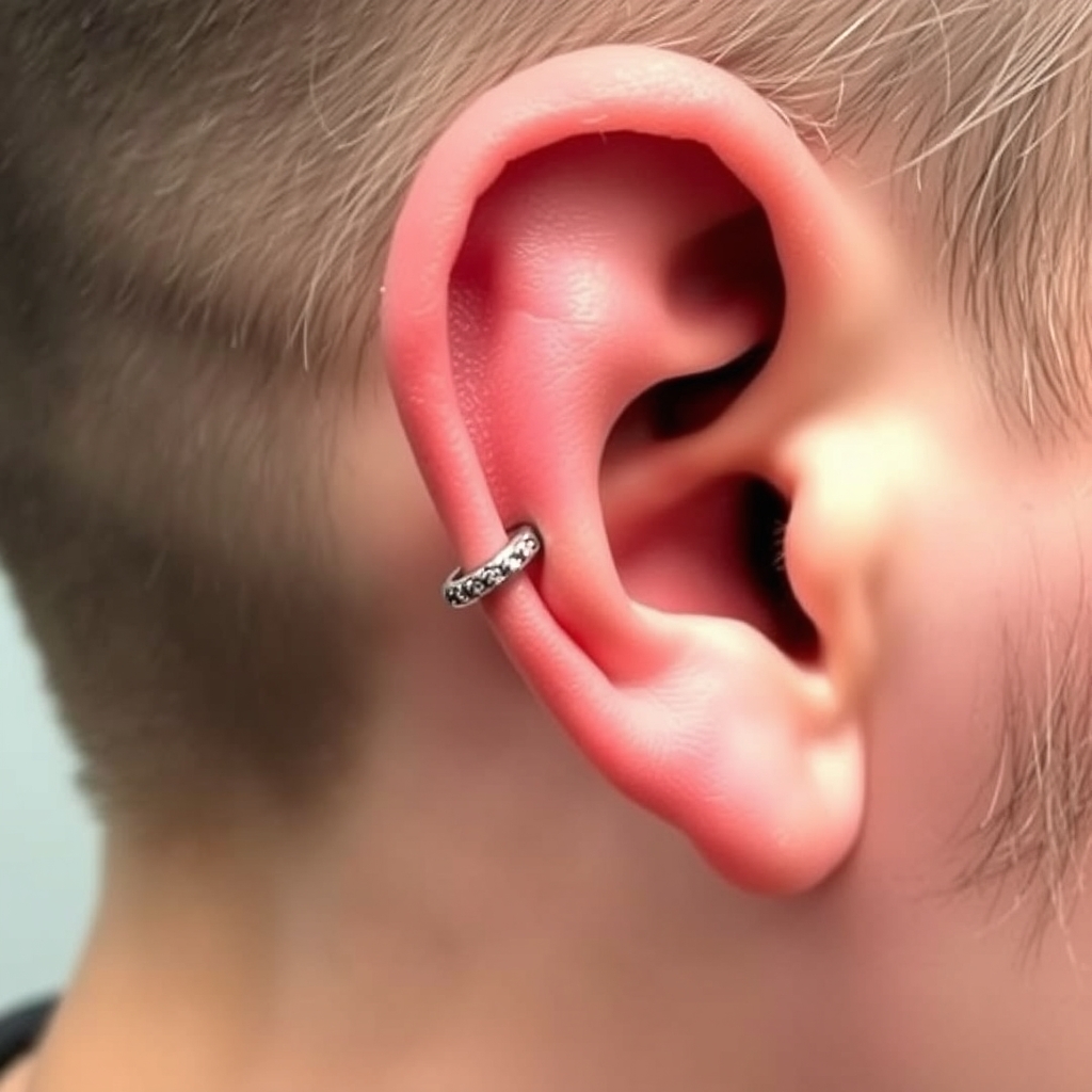 Related body modification piercing design - Infinite Bloom - AI generated piercing idea