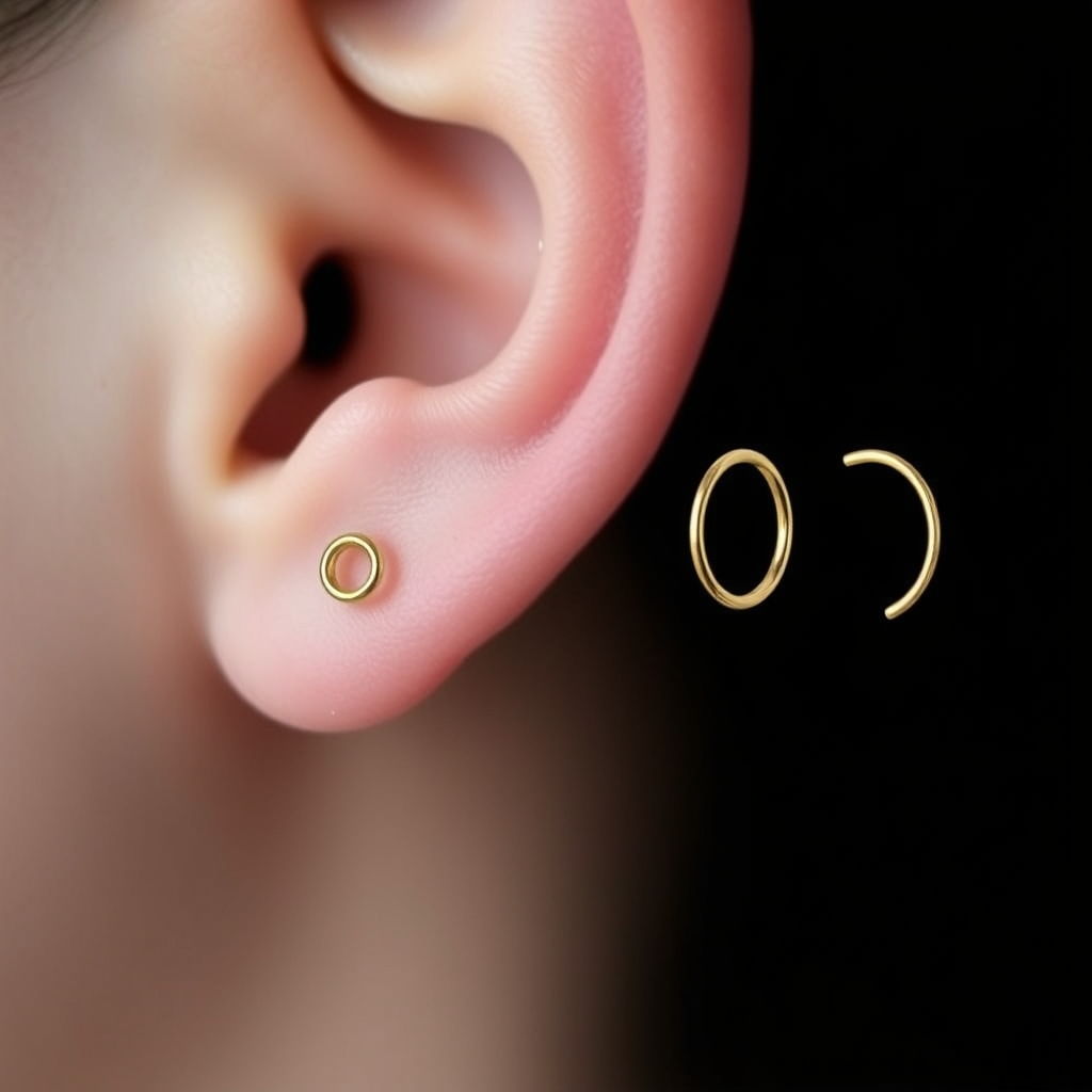 Related body modification piercing design - Symbolic Heart Anchor - AI generated piercing idea