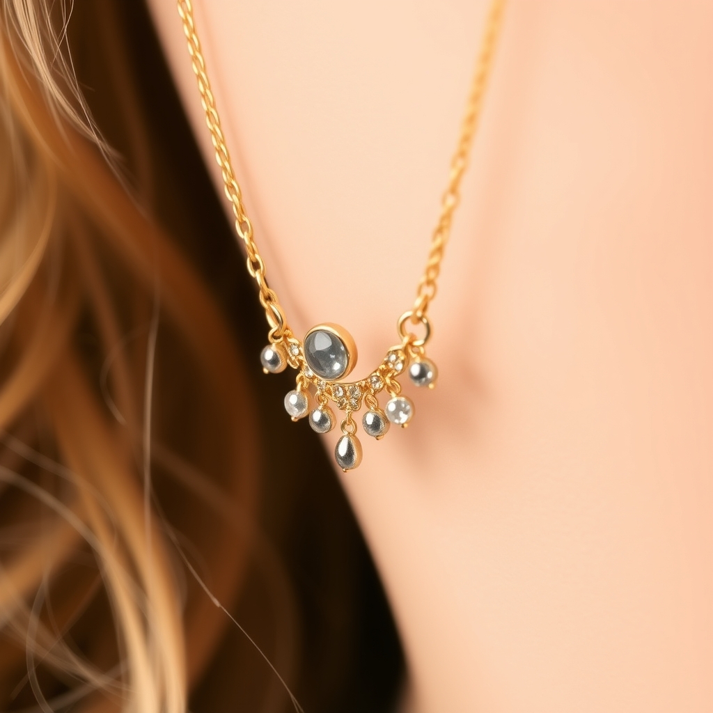 Related jewelry piercing design - Tiny Triangle of Tranquility - AI generated piercing idea